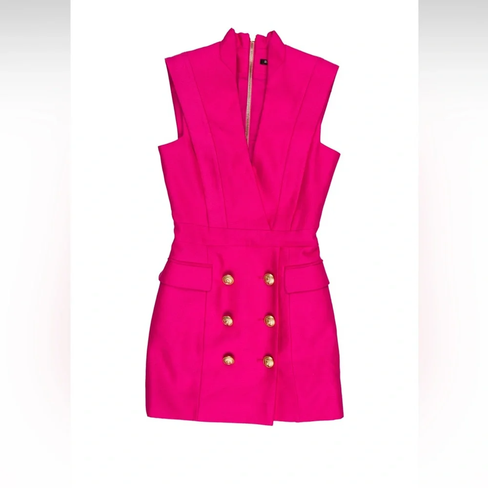 BALMAIN hot Pink Dress - Picture 3 of 3
